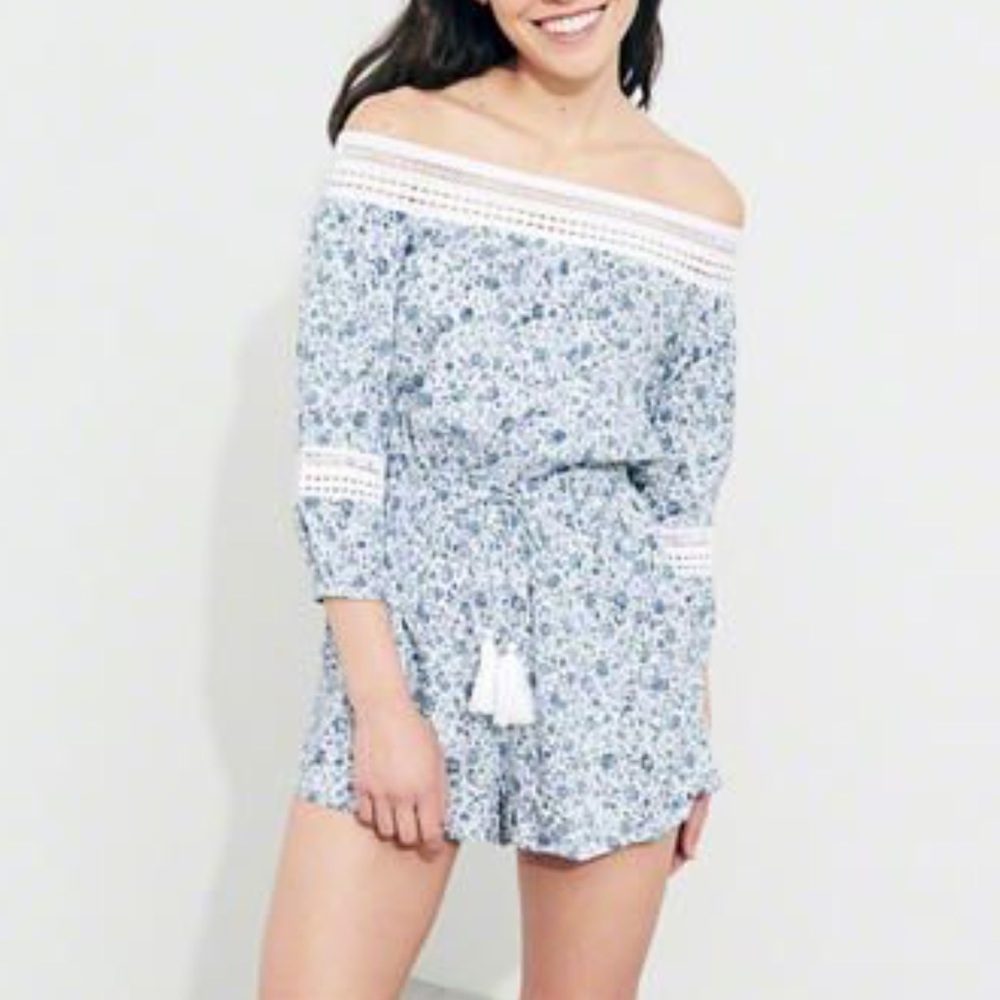 Hollister Off Shoulder Romper